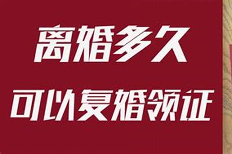 离婚后多久可以合婚