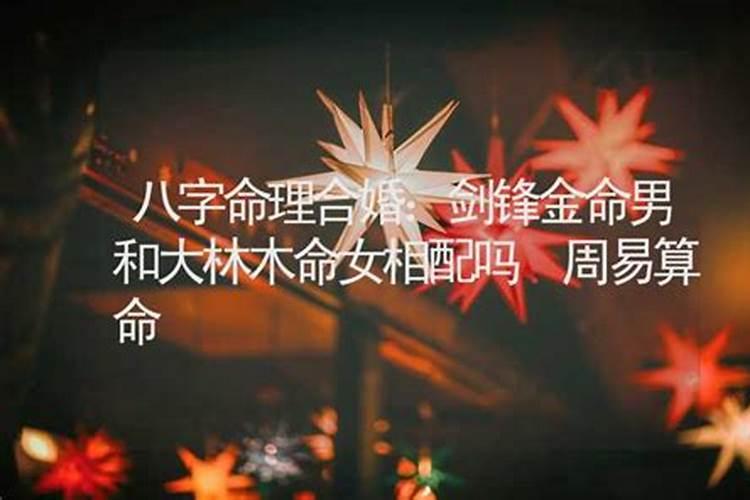 大林木和海中金婚配 男木女金才相配