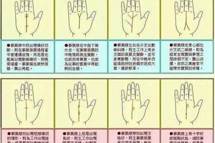 事业线上有一条横线预示什么