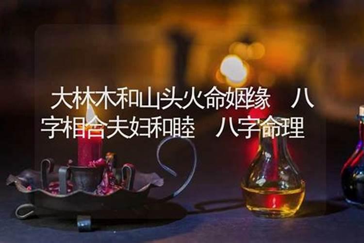 1988大林木1994山头火合婚 大林木命和山头火命配对？