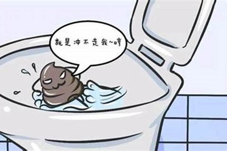 梦见大粪冲不下去的预兆