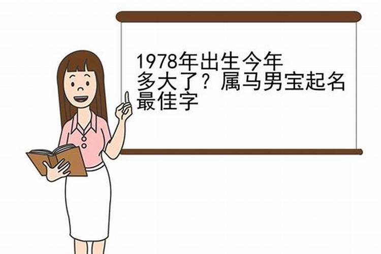 1978年属马今年多大了
